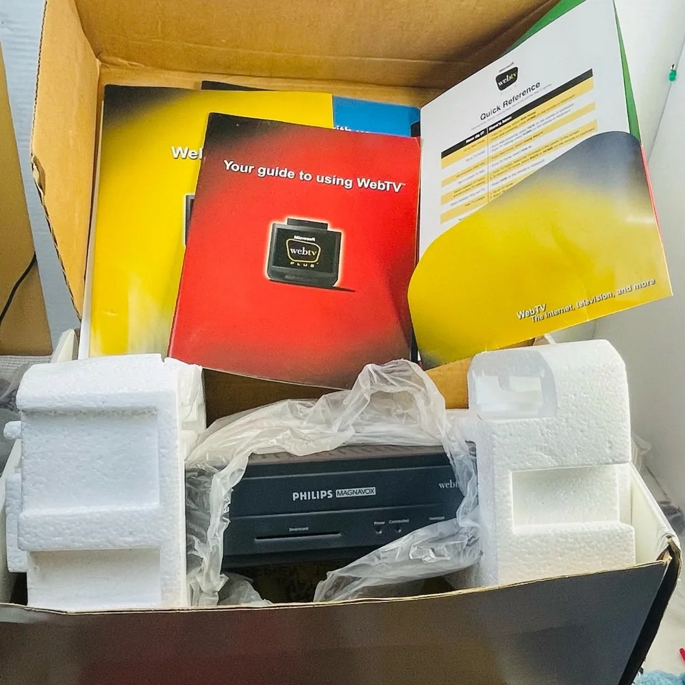 Philips Magnavox Internet WebTV Terminal MAT972 Complete System w/box